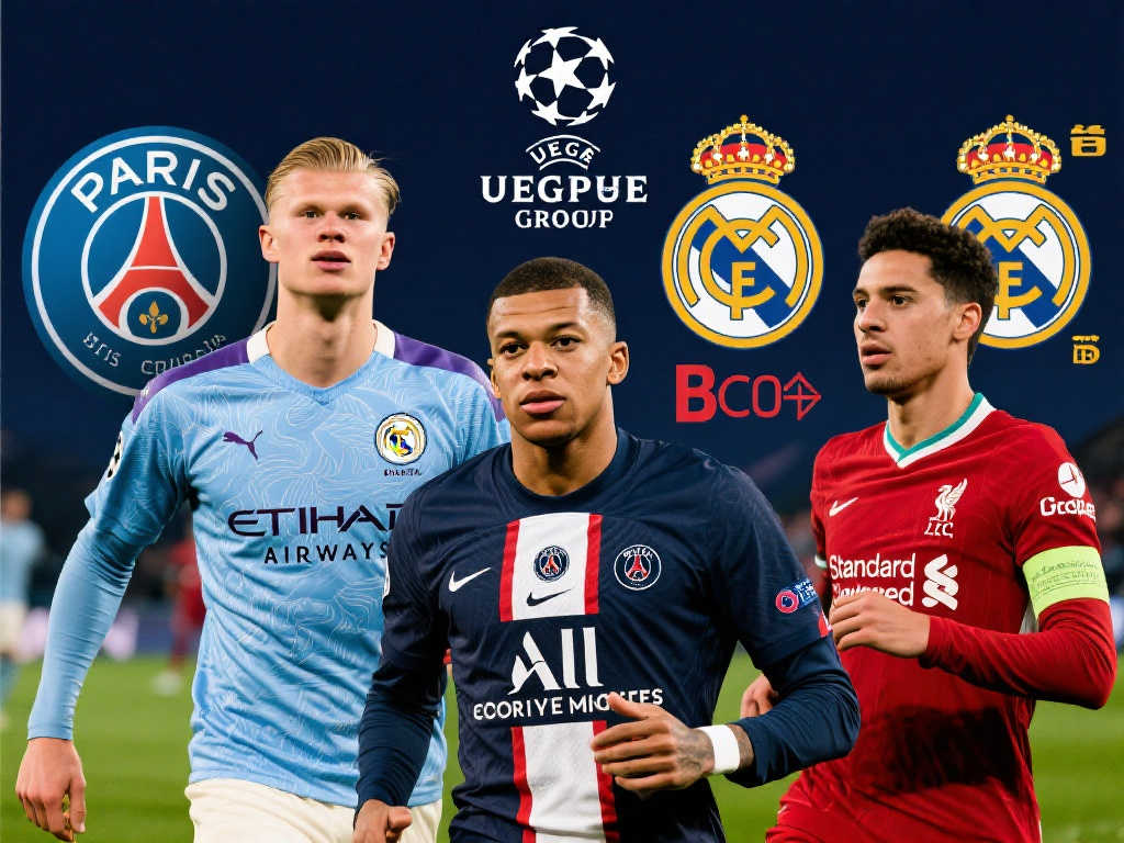 欧冠分组抽签出炉：对阵形势一览